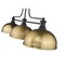 Z-Lite Melange Billiard, 3-Light, 13.25 In.W x 52 In.L x 21 In.H, Matte Black/Heritage Brass 725-3MB-D12HBR - alternate 5